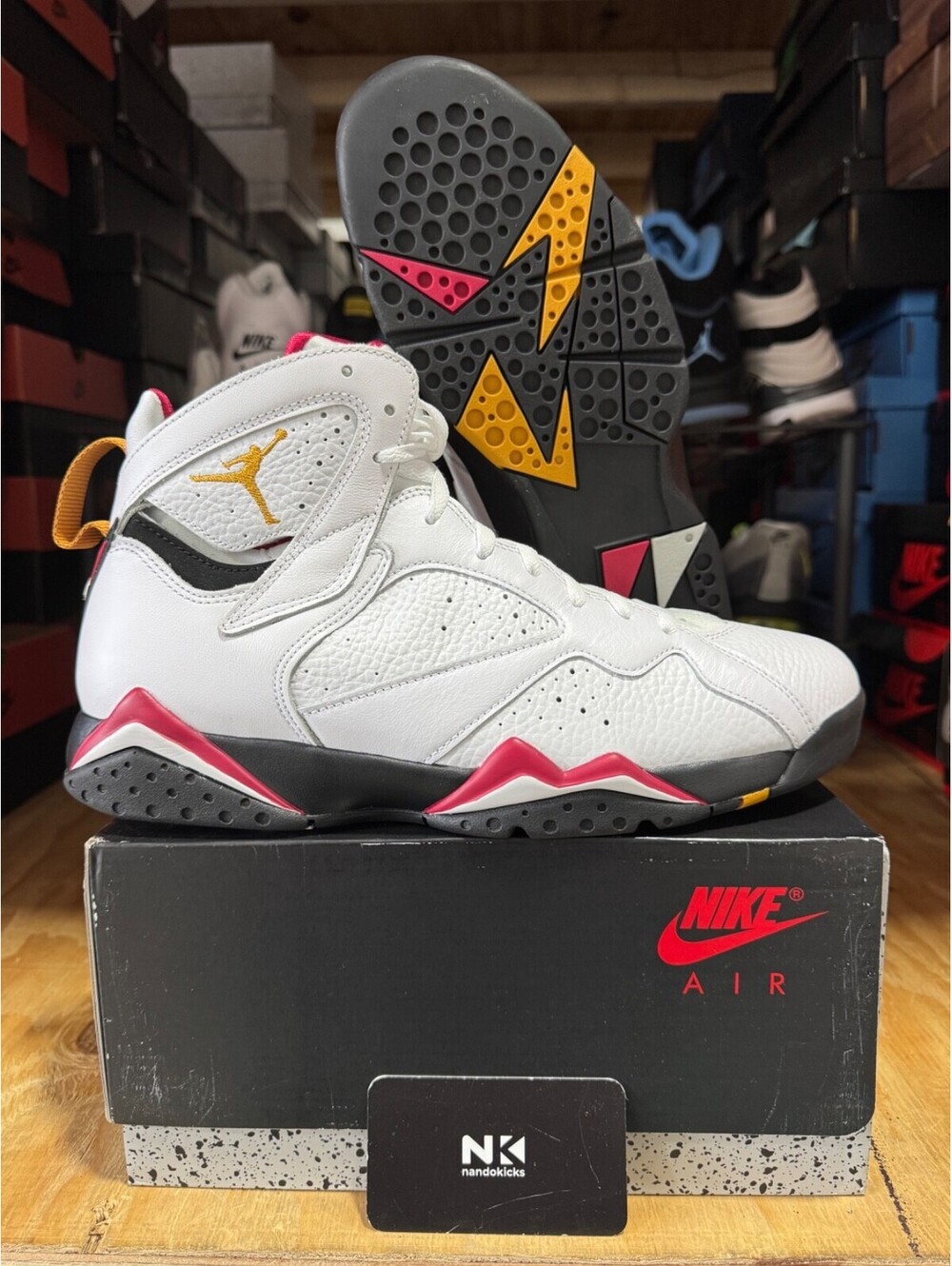 Air Jordan 7 Retro 'Cardinal' 2022 CU9307-106 NEW MENS SIZE 10.5